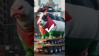 Fat cow vs Fat rabbit edit for muslims country cow shorts youtubeshorts [upl. by Pettit]