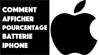 Comment afficher le pourcentage de batterie sur votre iPhone [upl. by Merril]