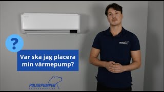 Placering av luftluftvärmepump [upl. by Tibbitts]