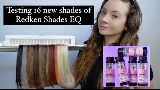 Reviewing Redken Shades EQ Toners Part 5 [upl. by Longwood]