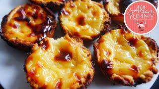 Portuguese Custard Tarts Pasteis de Nata  Food Wishes [upl. by Lissa]