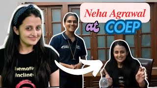 Neha Agrawal maam at COEP😎🔥nehamamsarmy nehaagarwalmathematicallyinclined nehamamsarmy [upl. by Akilam]