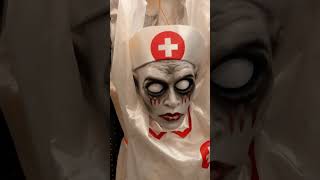 Possessed nurse animatronic decoration from spirithalloween [upl. by Ellimahs]