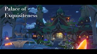 🐲Palace of Exquisiteness🐲 quotWinterswept Peakquot Liyue  Sumeru Serenitea Pot Genshin Impact Showcase [upl. by Ylirama]