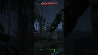 Fallout 4Broadsider Vs Ancient Behemoth [upl. by Ianej437]