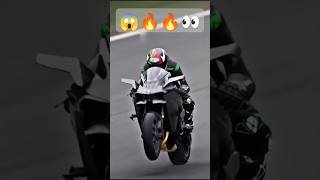 Kawasaki Ninja H2R Worlds fastest bike Superfast rider stunt shorts [upl. by Roddy829]