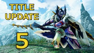 Title Update 5 Long Sword Build  Are we getting OP  Sunbreak [upl. by Jovita]