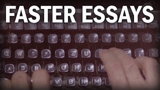 How to Write Essays and Research Papers More Quickly [upl. by Ynafetse988]