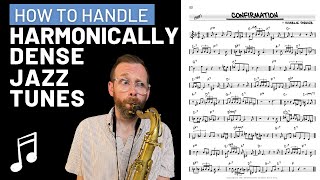 How To Handle Harmonically DENSE Jazz Tunes [upl. by Viva800]