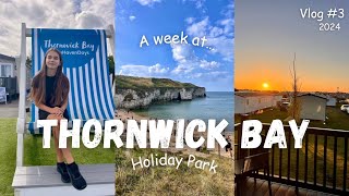 THORNWICK BAY HOLIDAY PARK Part 3  Vlog  visiting North Landings Beach [upl. by Lednahc]