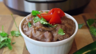 INSTANT POT REFRIED BEANS  EASY [upl. by Aruasi]