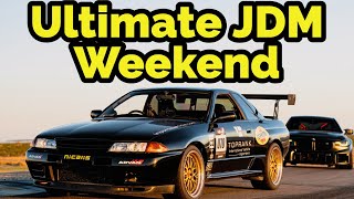 Ultimate Skyline GTR weekend R32 at the track R33 meets  Supra update [upl. by Yawnoc100]