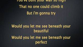 Labrinth  Beneath Your Beautiful feat Emeli Sande Lyrics [upl. by Ellehsyt836]