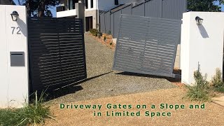 Cool ideas for Gates on Challenging Driveways [upl. by Litnahc]