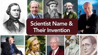 Name Of Scientist and their invention  List Of Famous Scientists [upl. by Lledyl423]