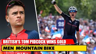 Britishs Tom Pidcock Wins Gold  Cycling Mens Mountain Bike  Olympic 2024 [upl. by Stets]