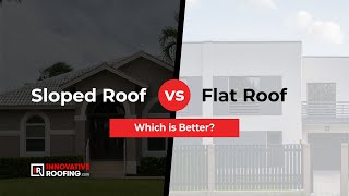 SLOPED roof vs FLAT roof… Which is better roof roofleaks roofing [upl. by Chryste]