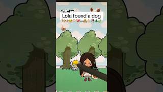 Lola found a dog🙏🏼😭🐶 tocaboca aesthetic [upl. by Ahsiuqram]