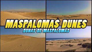 MASPALOMAS DUNES  Dunas de Maspalomas  Gran Canaria 4k [upl. by Meelak]