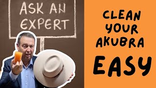 Quick And Easy Way To Clean Up Your Akubra Felt Hat [upl. by Lleira16]