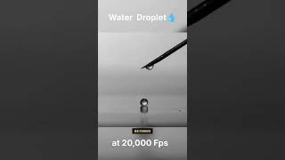 Water droplet in super slow motion facts [upl. by Gipps40]