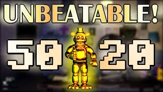 5020 MODE TEN TIMES BEATEN  FIVE NIGHTS AT FREDDYS ULTIMATE CUSTOM NIGHT [upl. by Alyworth]