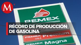 Pemex logra récord de producción de gasolina supera barrera de los 300 mil barriles diarios [upl. by Romeon338]