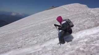 Mount St Helens Glissading [upl. by Bealle449]