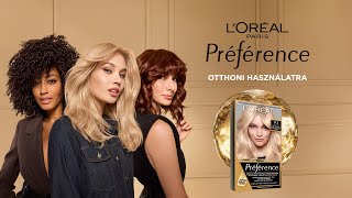 LOréal Préférence csillogással teli szín [upl. by Lombardy]