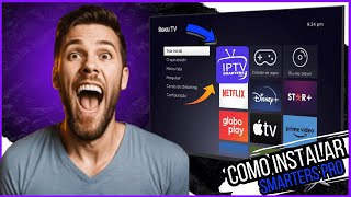 ROKUTV COMO INSTALAR SMARTERS PRO OU QUALQUE APLICATIVO NA ROKU TV VEJA FOI SENSACIONAL😱🥶 [upl. by Cherie]