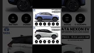 New tata curvv vs tata Nexon comparison luxurycarsandtheirprices luxurycars [upl. by Katine]