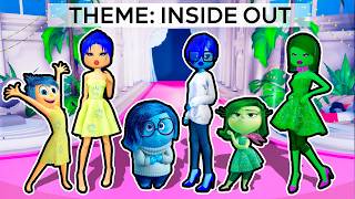 Its Dress to Impress but Inside Out Themes Only  Roblox [upl. by Enidualc238]