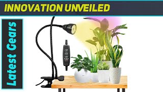 Juhefa Grow Light for Indoor Plants Best Clipon Lamp for Seedlings amp Succulents [upl. by Londoner]