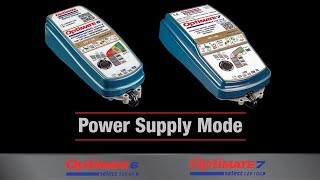 Battery Charger Use As Power Supply  OptiMate 6 amp 7 Select [upl. by Yruoc857]