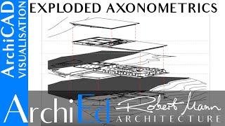 ArchiCAD Exploded Axonometric [upl. by Niriam]