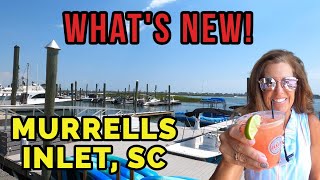 Whats NEW in Murrells Inlet on the Marsh Walk During the 75 days of summer South of Myrtle Beach [upl. by Kalikow]