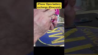 How to replace iPhone 12pro Battery [upl. by Orfield963]