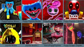 Poppy Playtime Minecraft Full Game  Poppy Mobile  Poppy 23 Mobile Joyville 12  Horror Poppy [upl. by Valma645]