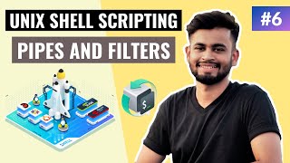 UnixLinux Pipes and Filters  grep sort pg Commands  Lecture 6  Shell Scripting Tutorial [upl. by Htebharas]