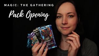 ASMR Magic The Gathering ⭐ Pack Opening ⭐ Tapping ⭐ Soft Spoken ⭐ Tracing ⭐ Card Sounds [upl. by Stag914]