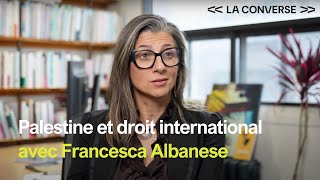 Les Grandes Converses rencontre avec Francesca Albanese [upl. by Chessy]