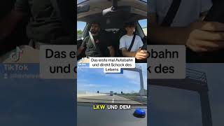 Die erste Autobahnfahrt fahrprüfung fahrschule fahrschulelernen viralvideo shorts heilbronn [upl. by Pearlman]