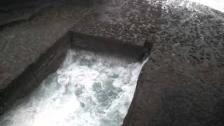 Spectacular swallow hole on Inishmor Aran Islands [upl. by Leunad]