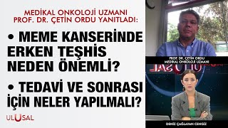 Medikal Onkoloji Uzmanı Prof Dr Çetin Ordu yanıtladı Meme kanserinde erken teşhis neden önemli [upl. by Iila]