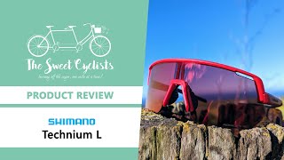 Shimano Technium L Semi Frameless Cycling CETCNL2 Sunglasses Review  feat Spare Clear Lens [upl. by Aseefan]