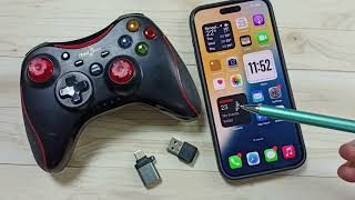 How to Connect Bluetooth Wireless Game Controller to iPhone 1616 Pro Max [upl. by Ahsekin]