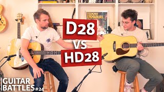 Martin D28 vs Martin HD28  Guitar Battles 24   TFOA [upl. by Gilemette]