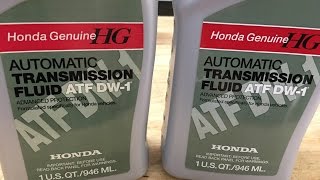 2007 Honda Pilot Transmission fluid drain and refilll [upl. by Lanta945]