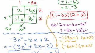 Factoring 14a  Trinomials Part 7 [upl. by Rudolph]