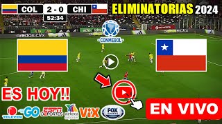 Colombia vs Chile en vivo donde ver a que hora juega Colombia Eliminatorias Copa del Mundo 2026 [upl. by Leiru]